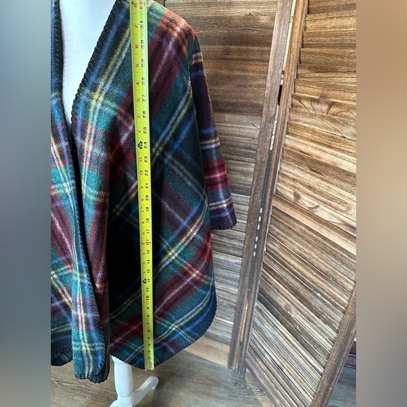 WOOLRICH BRISTOL TARTAN PLAID COZY BLANKET WRAP ONE SIZE - Picture 7 of 11